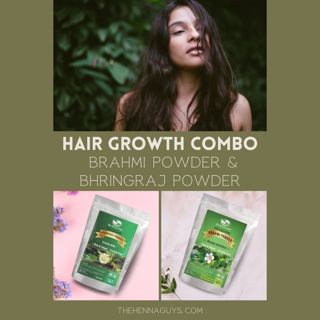 Hair Growth Combo - Brahmi Powder & Bhringraj Powder