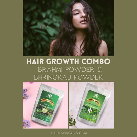 Hair Growth Combo - Brahmi Powder & Bhringraj Powder