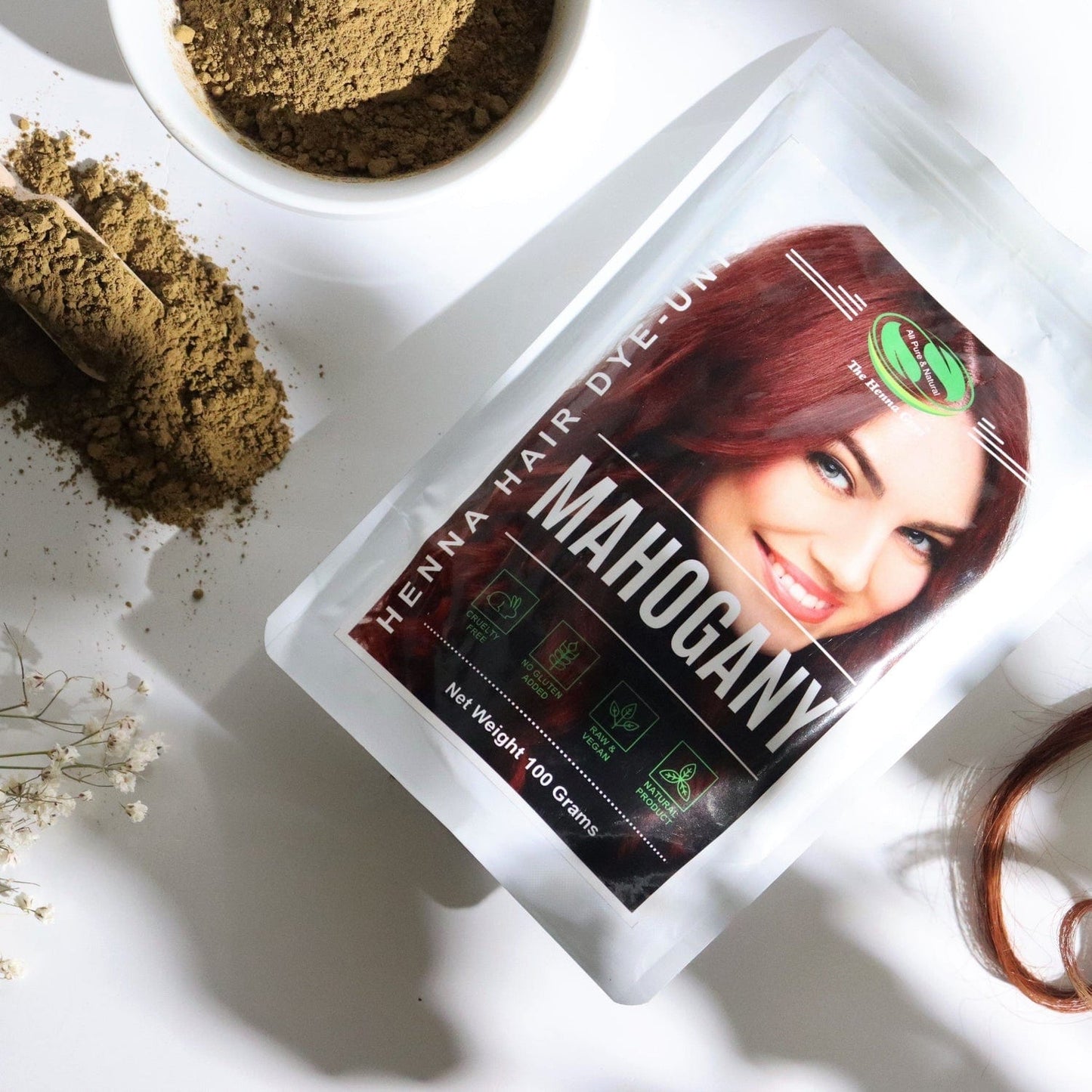 Mahogany Henna Hair Dye